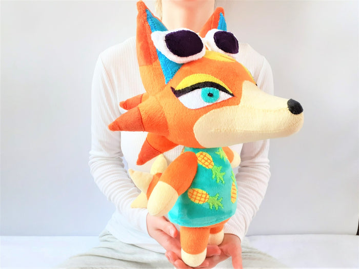 Custom Audie the wolf plush