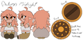 Custom Autumn Midnight chibi plush