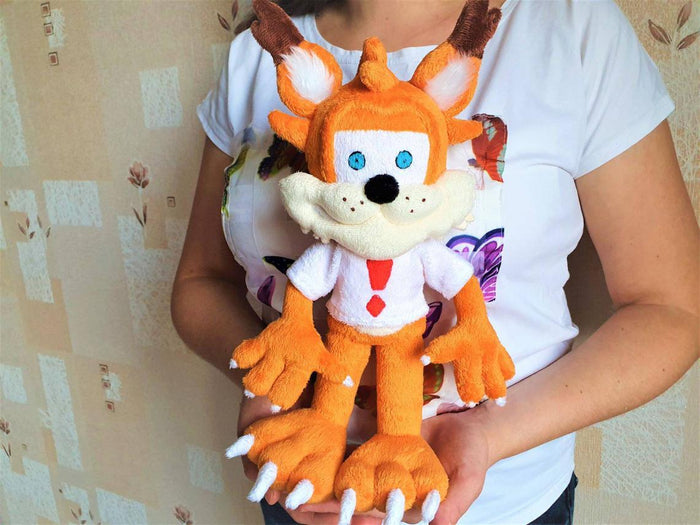 Custom Bubsy plush