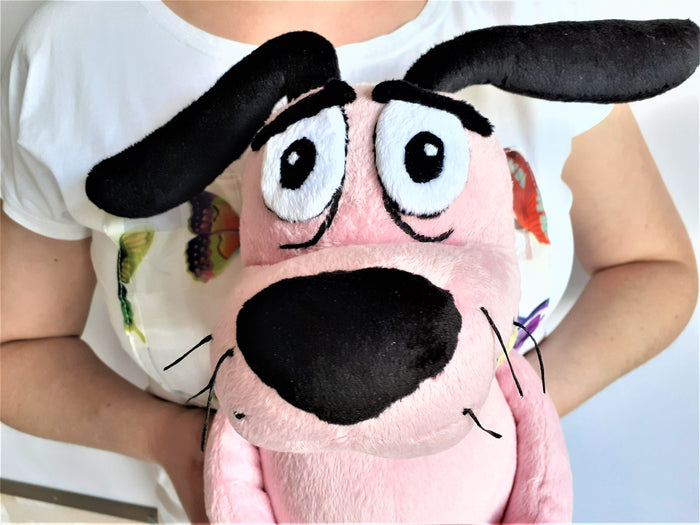Custom Courage the dog plush