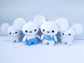 Custom family of 4 Mausehold plushies
