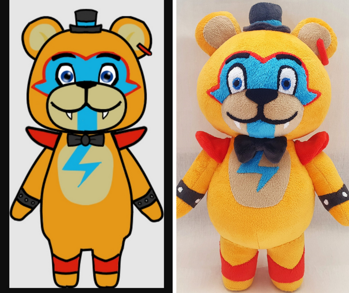 Custom Glamrock plush from drawing