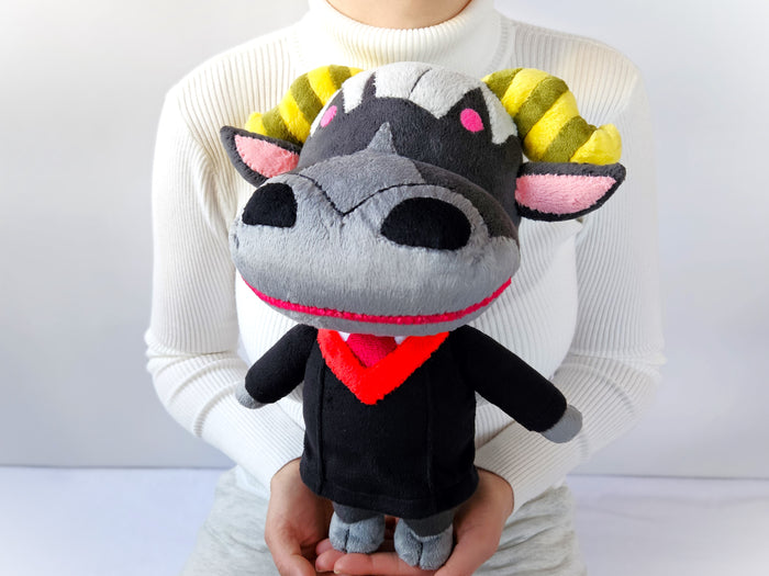Custom Handmade Rodeo the jock bull plush