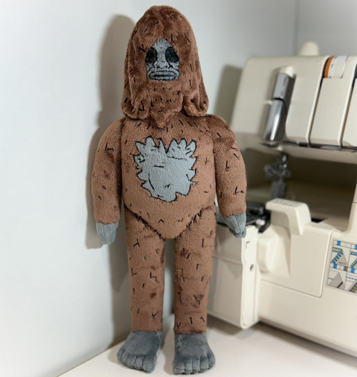 Custom handmade Sassy the Sasquatch plush