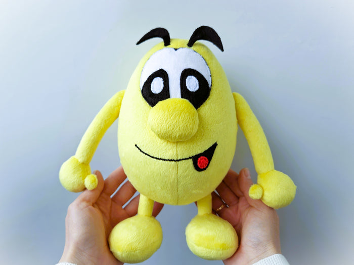 Custom handmade Speedy Eggbert plush