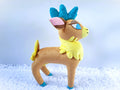 Custom handmade Velvet deer plush Them's Fightin' Herds
