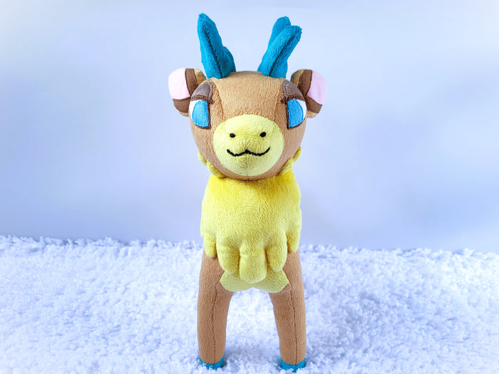 Custom handmade Velvet deer plush Them's Fightin' Herds