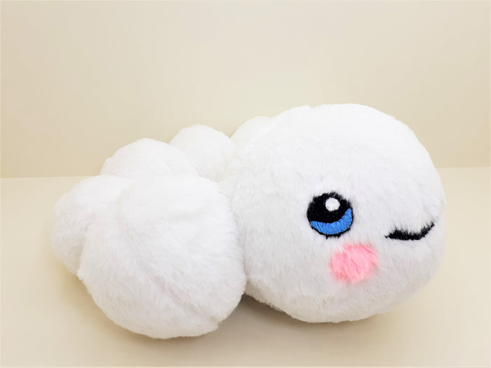 Custom handmade white cloud or pill plush