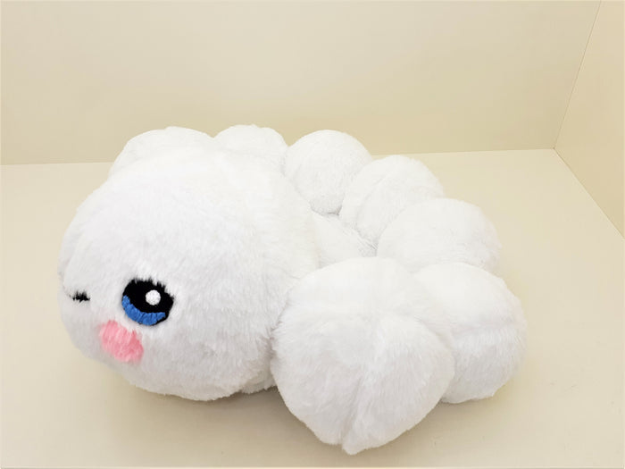 Custom handmade white cloud or pill plush