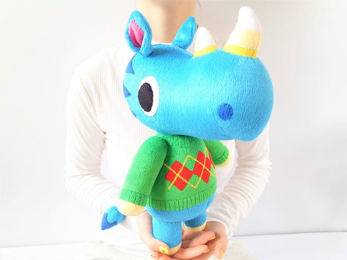 Custom Hornsby the rhino plush