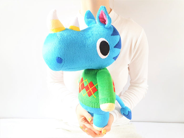 Custom Hornsby the rhino plush