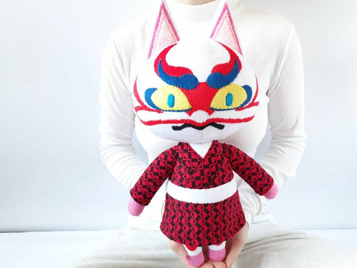 Custom Kabuki the cat plush home decor