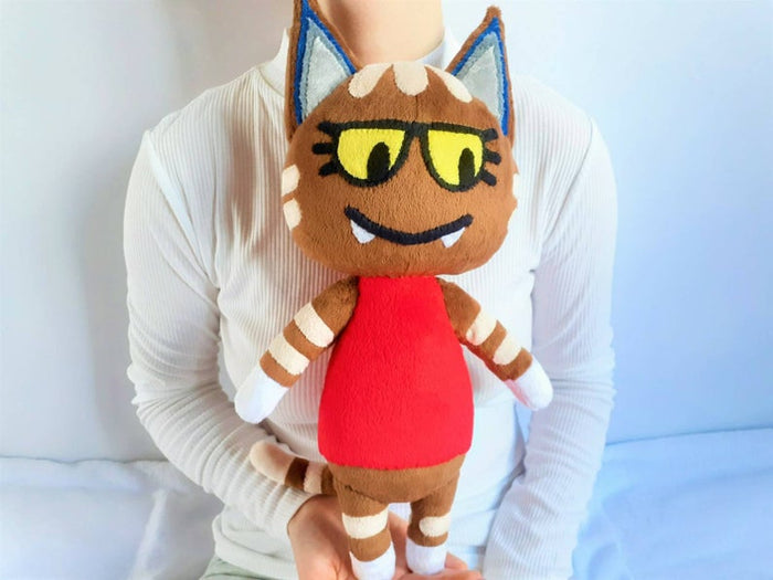 Custom Katt the cat plush Choose the outfit
