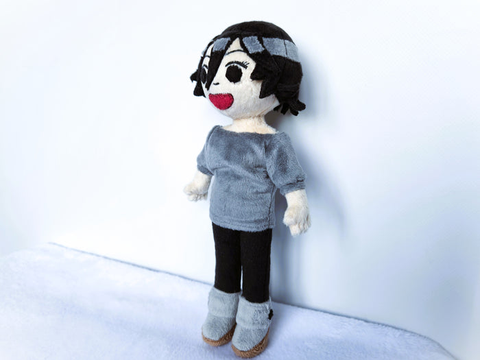 Custom Knives Chau plush from Scott Pilgrim Takes Off