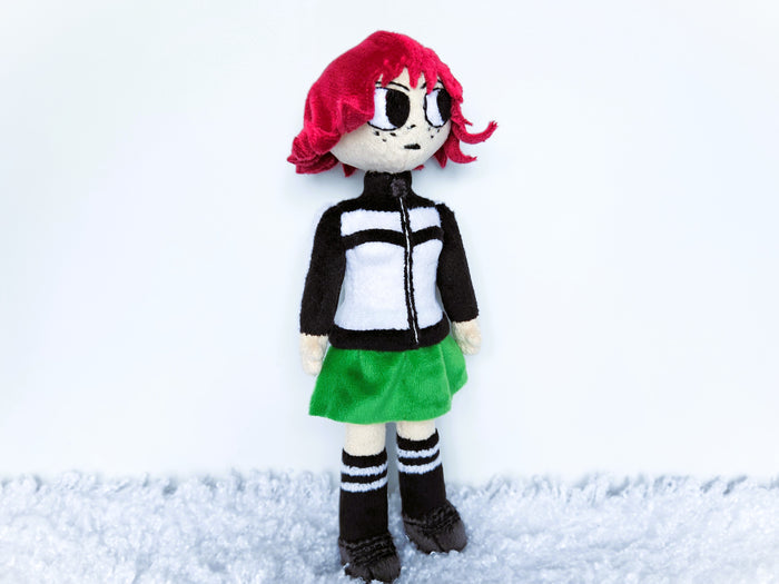 Custom Knives Chau plush from Scott Pilgrim Takes Off