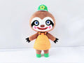 Custom Leif the sloth plush