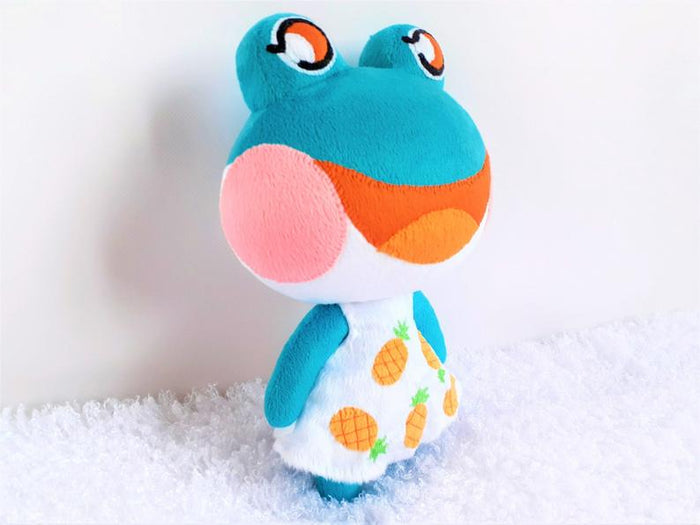 Custom Lily the frog plush