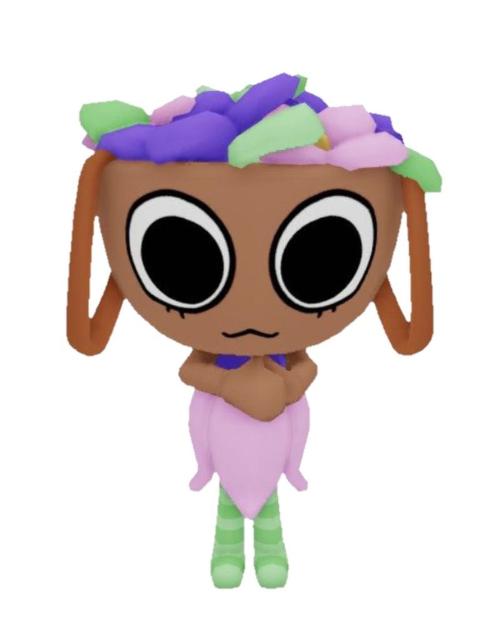 Custom made Bassie plush from Dandy's World in Roblox from picture