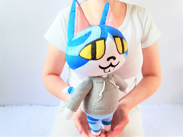 Custom Moe the cat plush