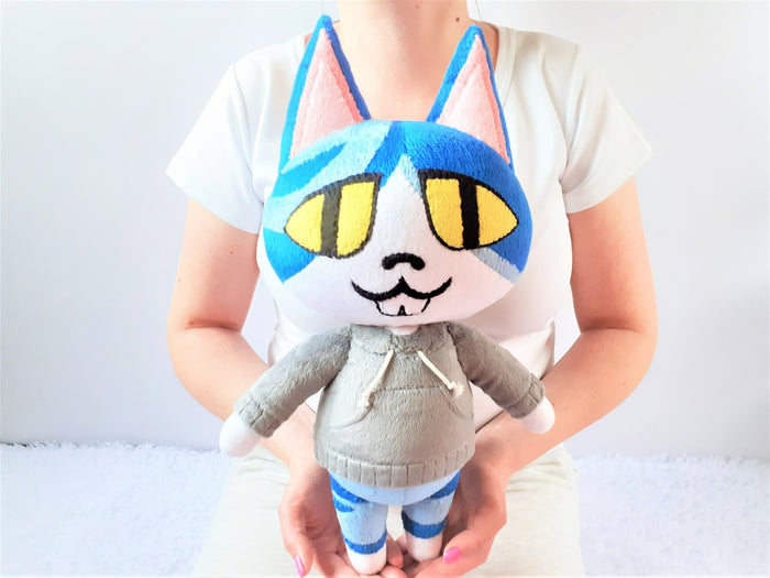 Custom Moe the cat plush