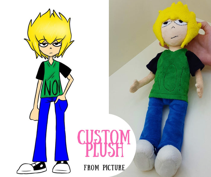 Custom plush from drawing