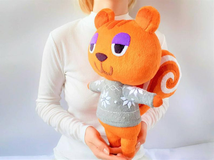 Custom Sally the squirrel plush