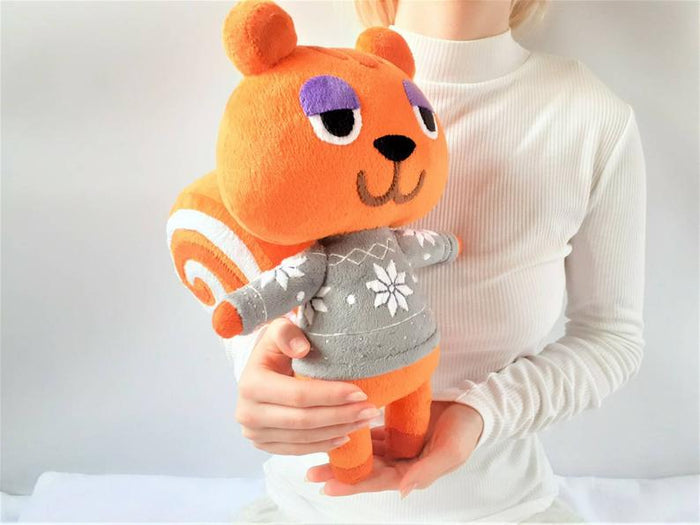 Custom Sally the squirrel plush