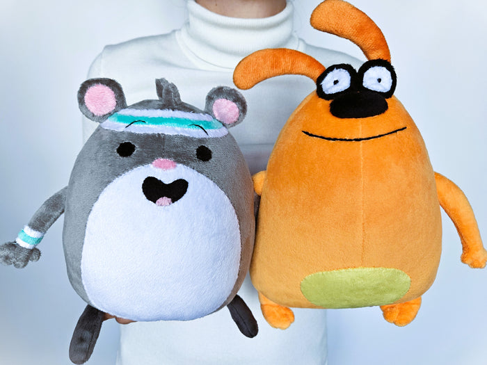 Custom Team Hamster plushies