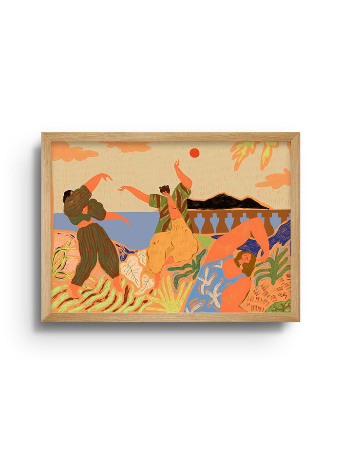 Dancing In Paradise - Arty Guava - East Side Studio - Art Prints