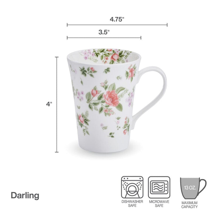 Darling Set of 4 Mugs