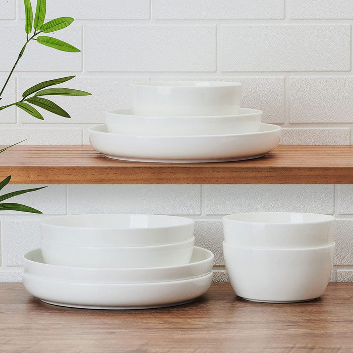 Delray 9 Piece Dinnerware Bowl Set, Service for 3