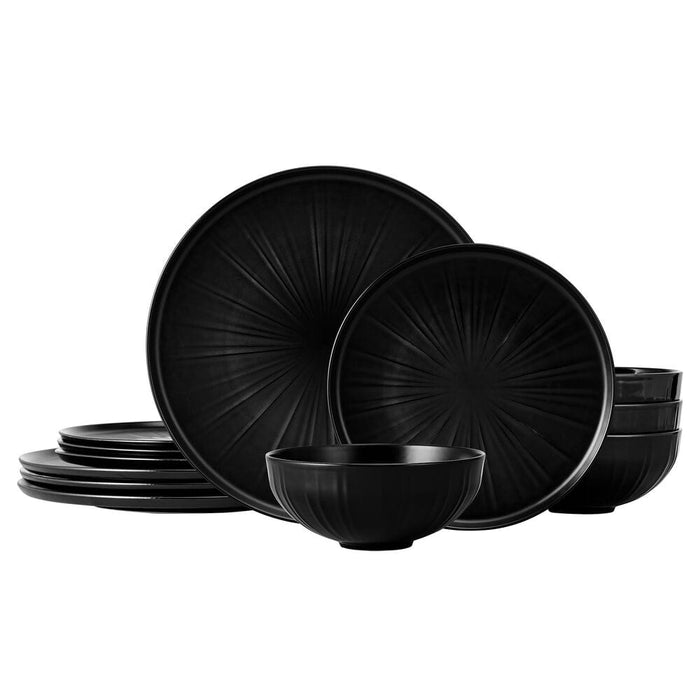 Desmond 12 Piece Bone China Dinnerware Set, Service for 4