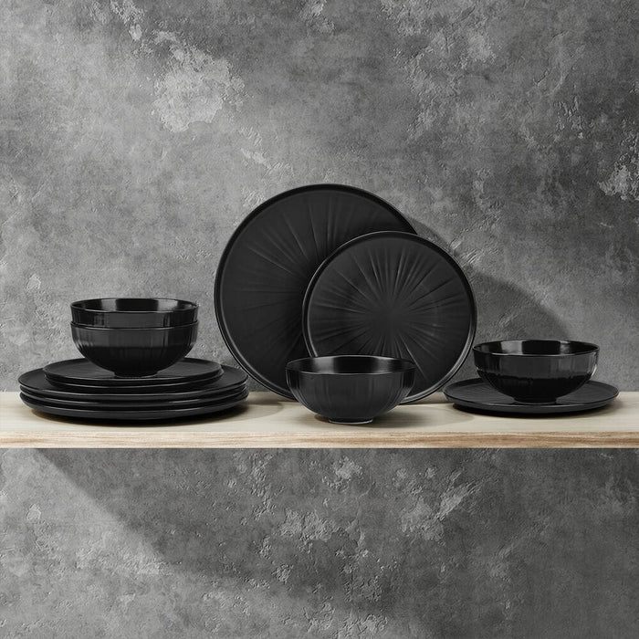 Desmond 12 Piece Bone China Dinnerware Set, Service for 4