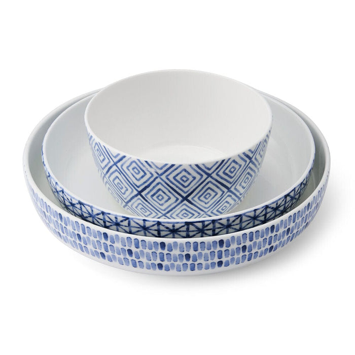 Dillon 9 Piece Dinnerware Bowl Set, Service for 3