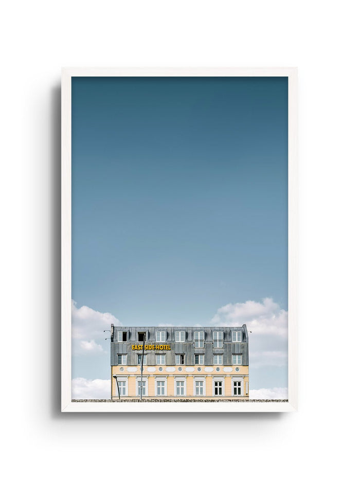 A4 - 8.27" x 11.67" / White Frame / No