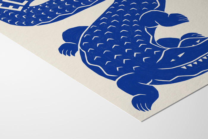 El Cocodrilo - Manne Jalilian - Fine Art Paper 200gsm |frame=Fine Art Paper 200gsm|