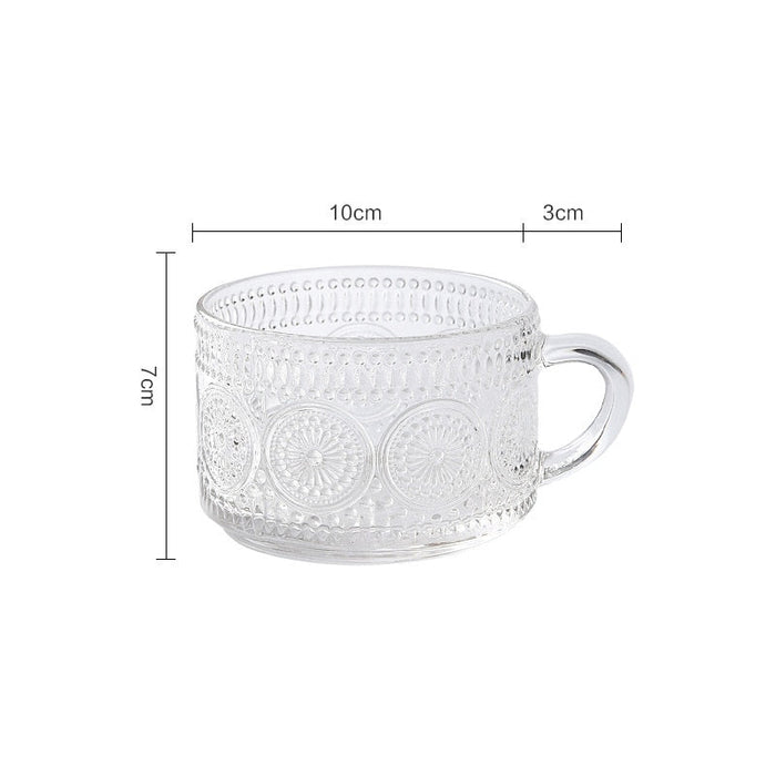 301-400ml / Floral Plain Rim