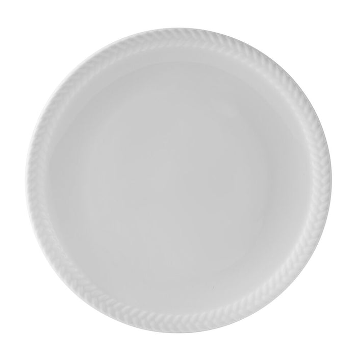 Embossed Rope 12 Piece Dinnerware Set, Service for 4