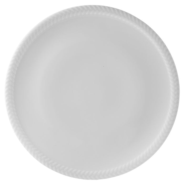 Embossed Rope 12 Piece Dinnerware Set, Service for 4