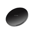 Fast Wireless Charger for iPhone: black, green wireless charging pad, minimal modern style