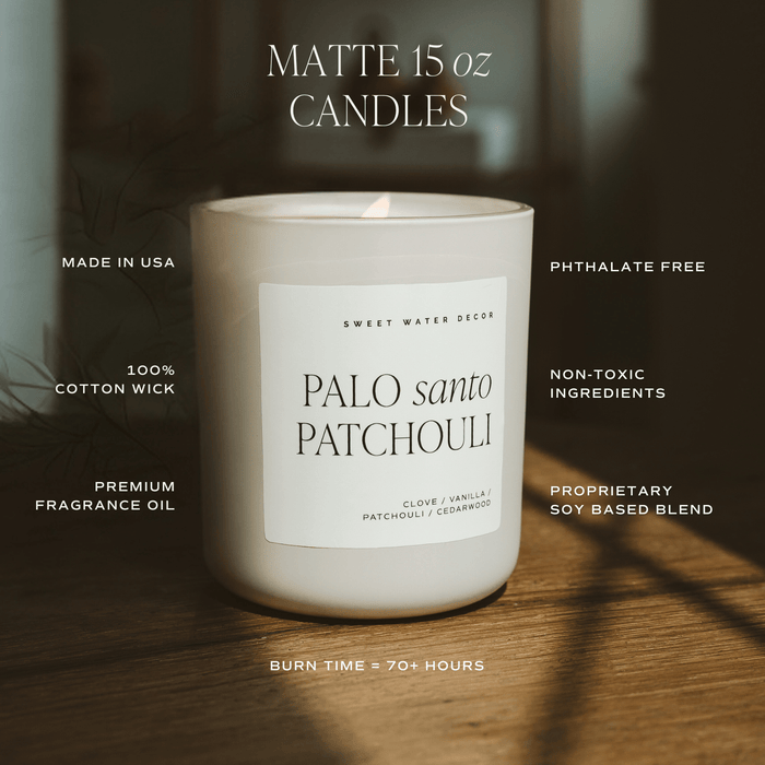 Favorite Sweater Soy Candle - Tan Matte Jar - 15 oz (Cashmere and Vanilla) -