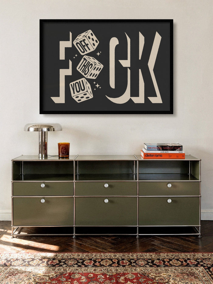 FCK - Charcoal - whatsalexdrawn - A_L_Black_140726 [Style = A_L_Black_140726] |frame=A_L_Black_140726| |type=lifestyle|