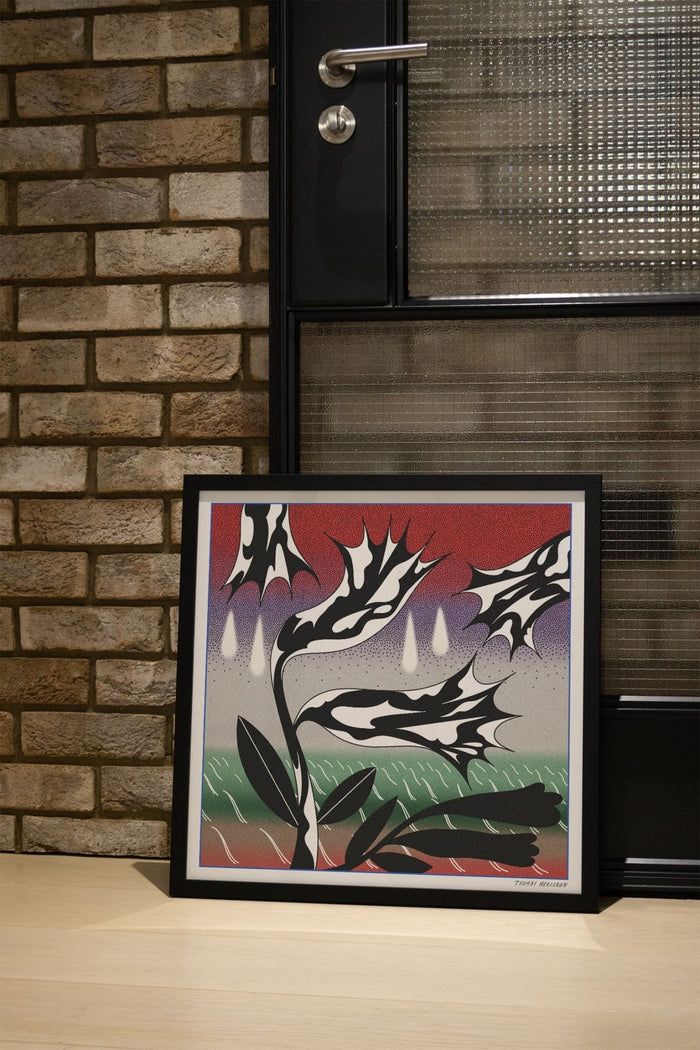 Flower - Red - Thomas Merceron - East Side Studio - Art Prints