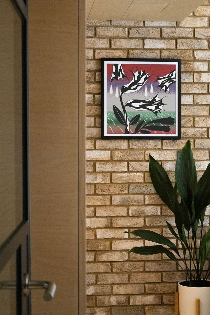 Flower - Red - Thomas Merceron - East Side Studio - Art Prints