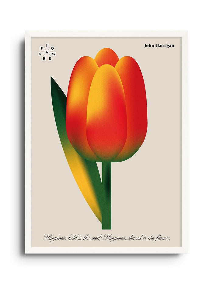 Flower 6 - Happiness - Mario Carpe - East Side Studio - Art Prints