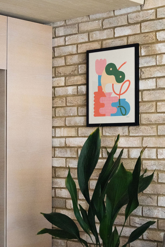 Flower and Base 02 - Monu - East Side Studio - Art Prints
