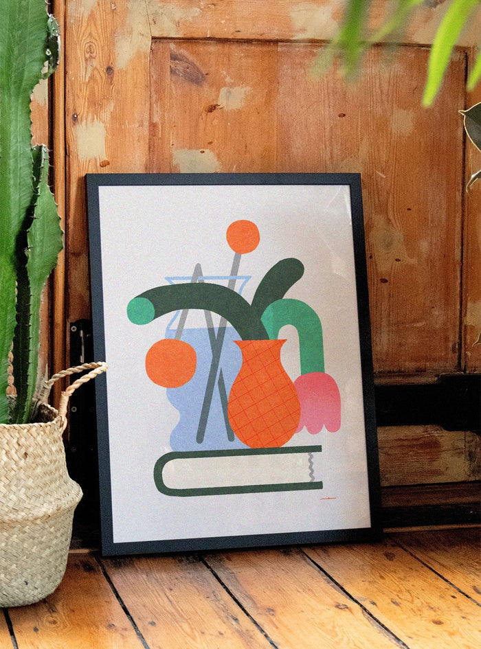 Flower and Base 03 - Monu - East Side Studio - Art Prints