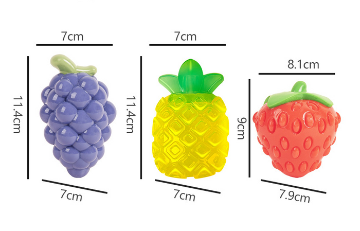 FOFO Rock-D-Fruit Tough Dog Toy