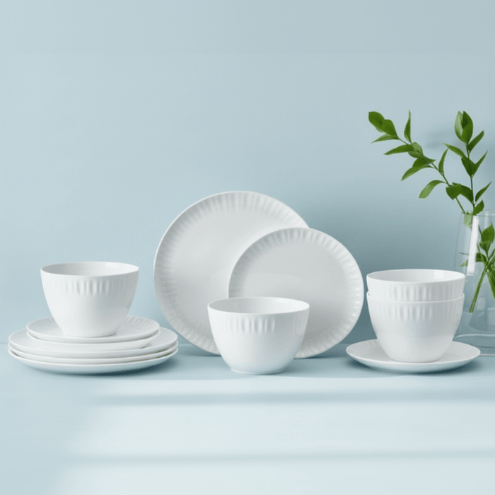 Franklyn 12 Piece Dinnerware Set, Service for 4