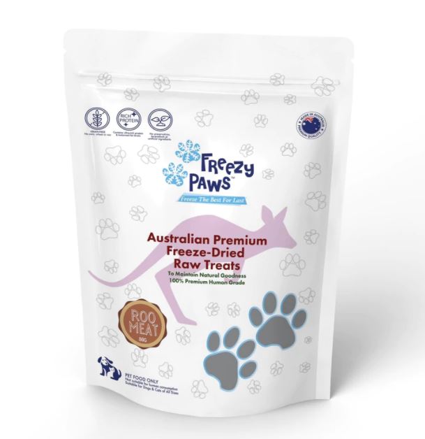 Freeze Dried Kangaroo Steak Treats 80g